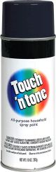 Rust-Oleum Gen Purpose Touch N Tone Flat Black Spray Paint 10oz/283g