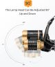 Giomoc LED Headlamp USB Rechargeable IPX4 Waterproof with 5 Modes & Adj Headband