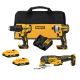Dewalt 20V Max BLess 3-Tool Kit - Drill, Impact Driver & Oscillating Multi-Tool
