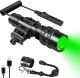 Weitars Tactical LED Flashlight w/Picatinny Rail Mount & Tactile Pressure Switch