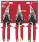 Milwaukee 3 pc Aviation Snip Set