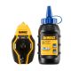 Dewalt Atomic Compact Series Chalk Line w/4oz Blue Chalk