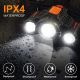 Soprut LED Headlamp Rechargeable, 6000 Lumen, Zoom & 90° Adjustable