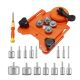 Diamond Drill Bit Tile Hole Saw 15pcs w/Drill Guide from 6mm-50mm /1/4
