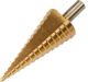 Tolsen Titanium Coated Step Drill Bit