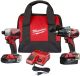 Milwaukee M18 18V Lithium-Ion Brushless Cordless Hammer Drill/Impact Combo w/Bag