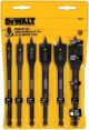 Dewalt 6pc Spade Bit Set 3/8