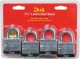 Do it 4-Pack Laminated Steel Padlocks 1 1/2