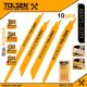 Tolsen 10pcs Reciprocating Saw Blade Set