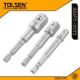 Tolsen 3pc Hex Adaptor 1/2