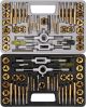 Anfrere 80pc SAE & Metric Tap and Die Set Rethreading Tool Kit for Coarse & Fine