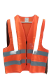 Safetop Safety Vest Reflective with ID Pocket - Orange