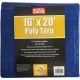 Do it Best Blue Woven 16' x 20' General Purpose Tarp