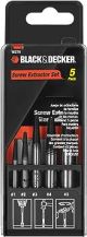 Black & Decker 5pc Screw Extractor Set