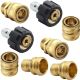 Twinkle Star Pressure Washer Adapter Set Quick Disconnect Kit M22 Swivel to 3/8