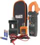 Klein Clamp Meter Test Kit AC Auto Ranging 400Amp Backlit Display IncGFCI Tester