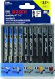 Bosch 10pc T-Shank Multi-Purpose Jigsaw Blade Set