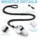 Hoteam Stainless Steel Whistle with Lanyard