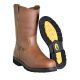 Wolf Brown Safety Slip On Boots