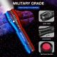 RECHOO Tactical Pocket Flashlights 1500 Lumens Zoomable 5 Modes uses 3AAA batter