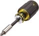 Klein Multi-bit Stubby Screwdriver Impact Rated 8-in-1 Adjustable Magnetic Tool