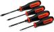 Crescent 4PC Diamond Tip Dual Material Screwdriver Set w/Phillips & Flat/Slotted