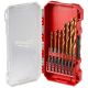 Milwaukee 15pc Shockwave Impact Duty Red Helix Titanium Drill Bits