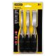 Stanley 3 pc Wood Chisel Set