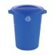 United Solutions 32 Gal. Recycling Trash Can with Lid