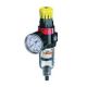 Tru-Flate Mini Plastic Filter/Regulator with Gauge 1/4