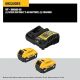 Dewalt 20V Max Li-Ion Starter Kit 2 - 5Ah Batteries and Charger