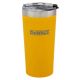 Dewalt 20oz Yellow Powder Coated Industrial Drinkware Cup