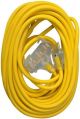 Master Electrician 50' 12/3 Triple Outlet Extension Cord Yellow