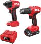 SKIL PWRCORE 20V Brushless 2-Tool Drill Driver and Impact Driver Combo Kit Inclu
