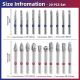 ARESMRO Carbide Burr Set 1/8