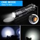 HinsGEAR Mini Flashlight LED Single Mode Aluminum Zoomable Focus Water Resistant