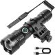 Haixnfire Tactical Flashlight Type-C USB Rechargeable 6000 lumens Zoomable WP