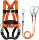 Dijjig Fall Protection Kit Full Body Harness w/Internal Shock Aborbing Lanyard