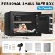 1.3 Cuft Safe w/Digital Combination Lock, Spare Keys, Removable Shelf, LED Light