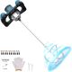 Geveelife Concrete Cement Electric Mixer Machine 2400W 6 Adjustable Speed
