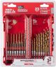 Milwaukee 23pc SHOCKWAVE Impact Duty RED HELIX™ Titanium Drill Bit Set