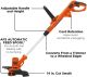 Black & Decker String Trimmer Weed Wacker with Auto Feed Weed Eater, 6.5-Amp, 14