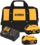 Dewalt 20V MAX Lithium-Ion 6.0Ah and 4.0Ah Battery, Charger Starter Kit & Bag