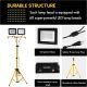 21000 Lumen Work Lights with Stand w/2 Adjustable Head LED Work Light and Tripod