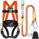 STATABSTA Full Body Safety Harness Kit w/Shock Absorbing Lanyard OSHA/ANSI/JIS