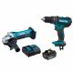 Makita 18V Drill & Grinder Combo