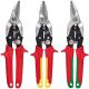 Milwaukee Aviation Snip Set w/Color Coded Handles - 3pc