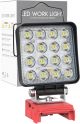 LIVOWALNY Cordless LED Work Light Compatible with Dewalt 20V Battery