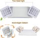 Commercial Emergency Lights w/Battery Backup, Square Two Head Adjustable LED