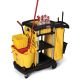Rubbermaid Janitorial Cleaning Cart - High Capacity